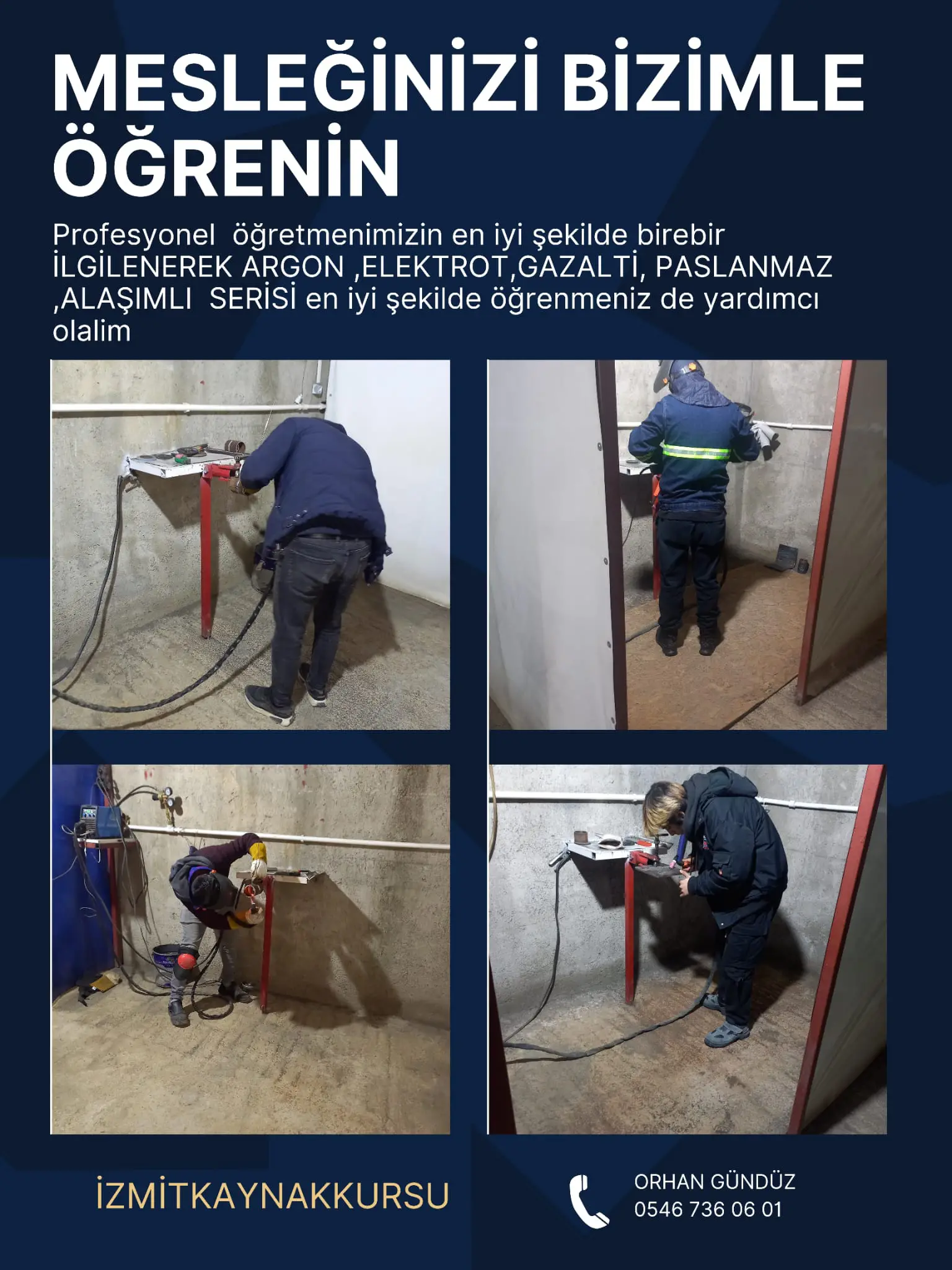 Mesleğinizi Bizimle Öğreninin